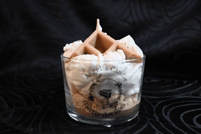 Bougie Galette des Rois  – Parfum Gourmand et Traditionnel