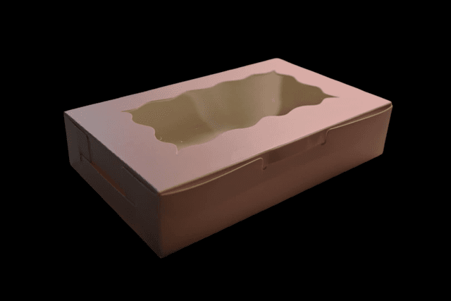 🎁 Boîte cadeau rose pour 6 à 8 fondants