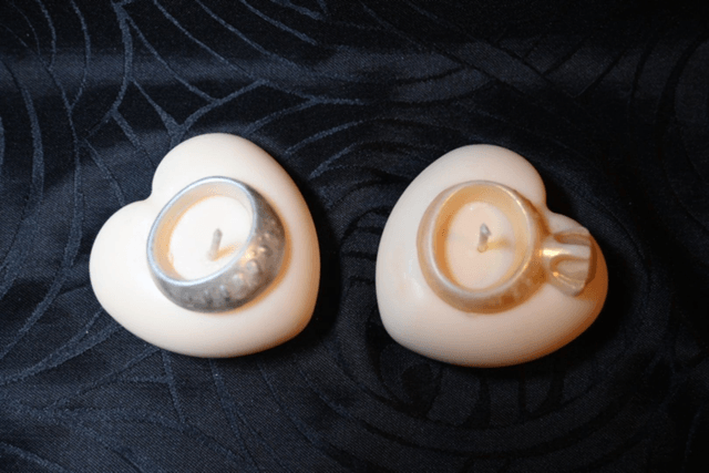 Fondant Cœur & Alliance – Cadeau romantique en cire artisanale