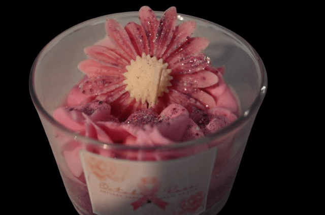 🌸 Bougie “Rose d’Amour” – Édition Octobre Rose